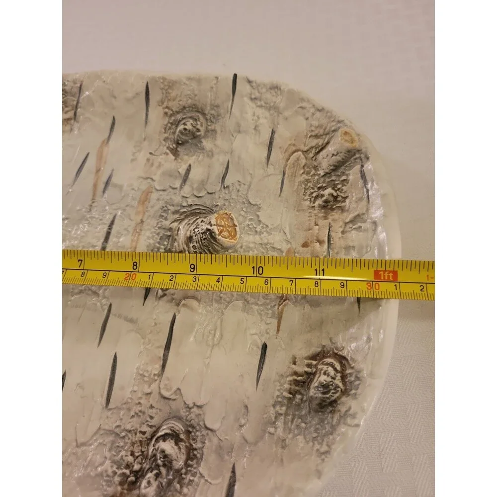 Department 56 Birch Bark Serving Platter 11